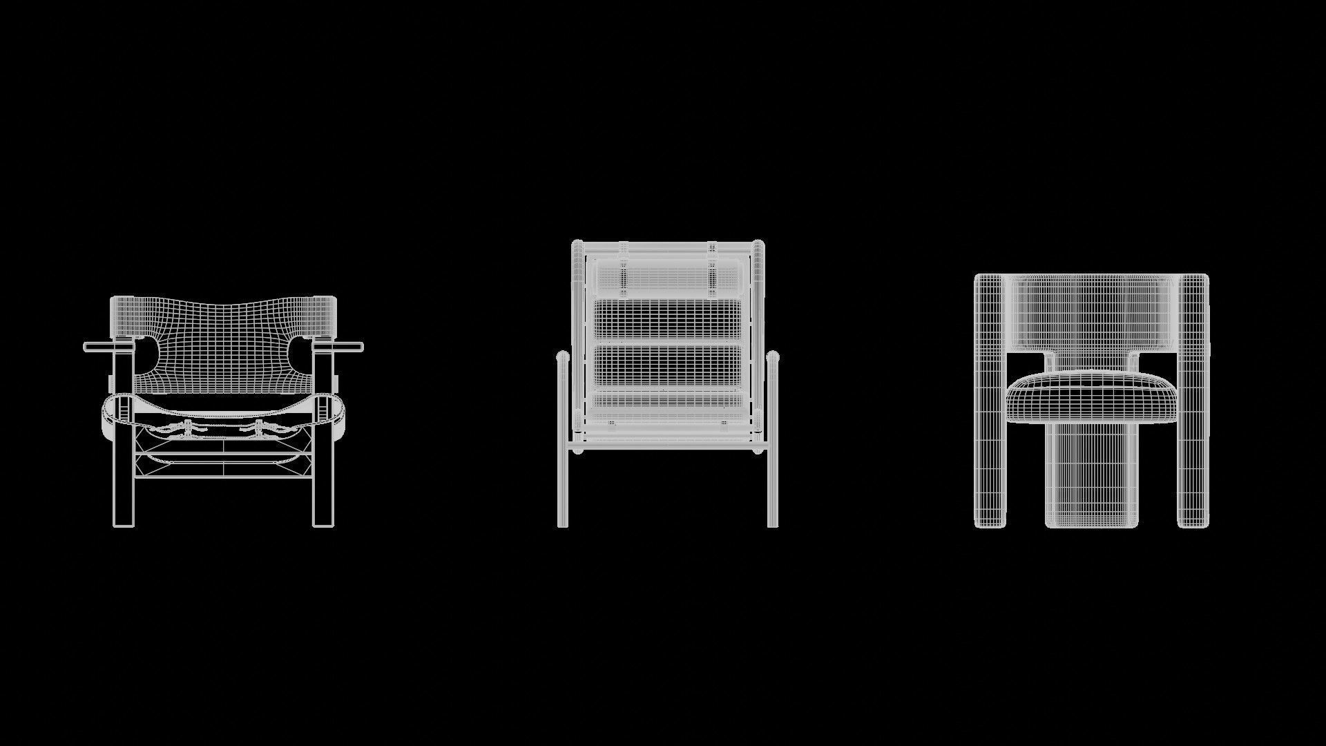 Chairs 3D model_13