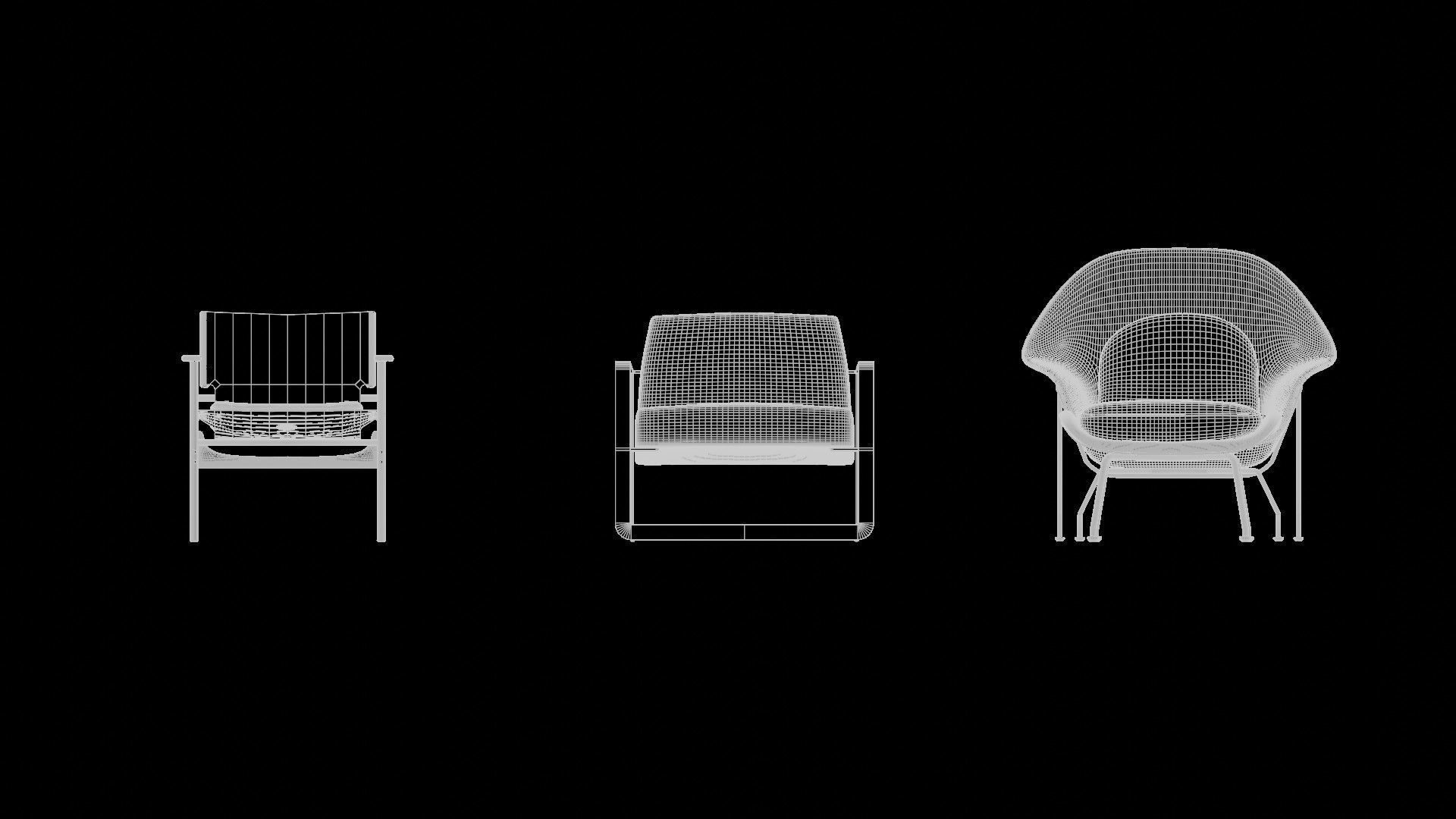 Chairs 3D model_18