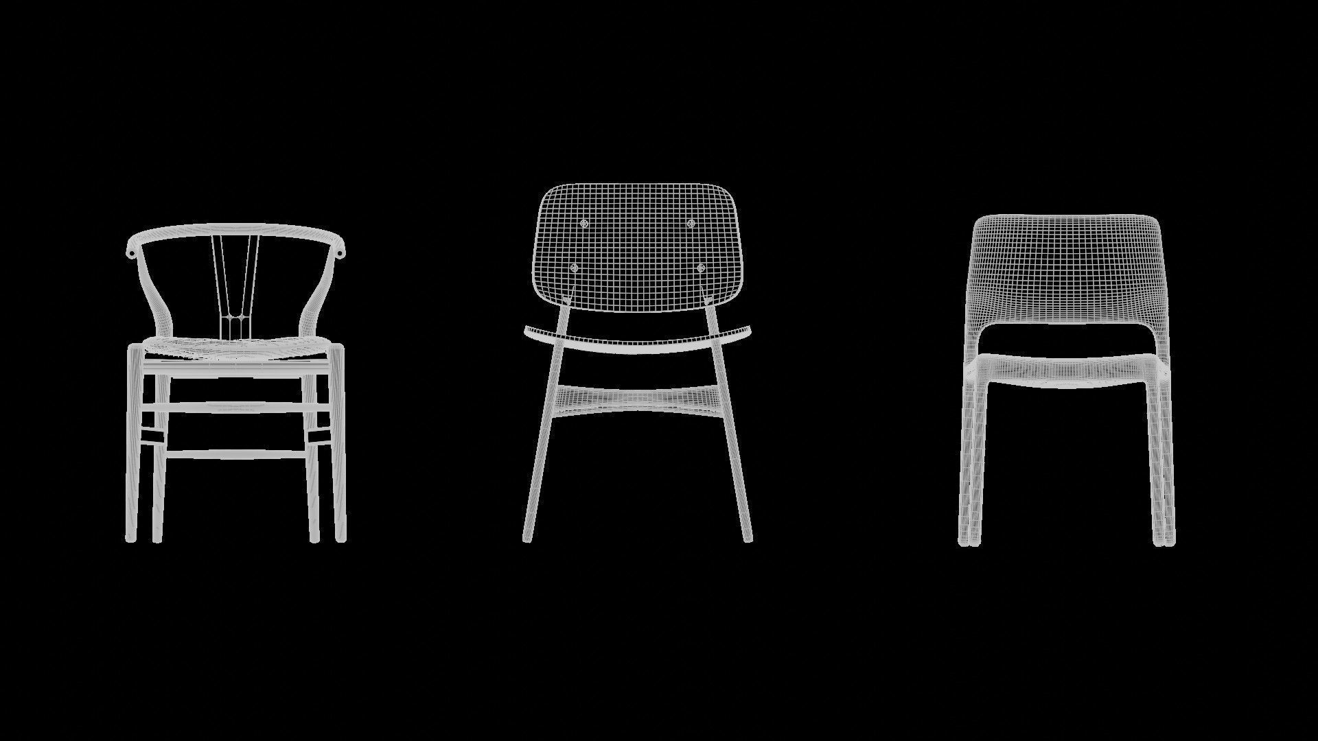 Chairs 3D model_20