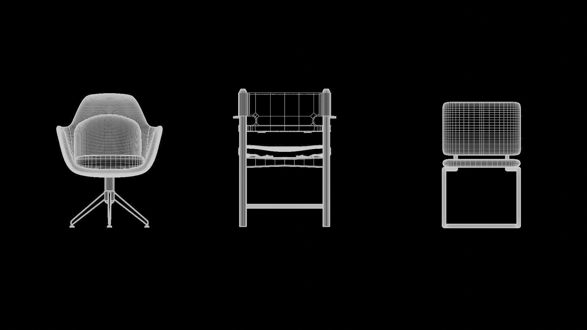 Chairs 3D model_21
