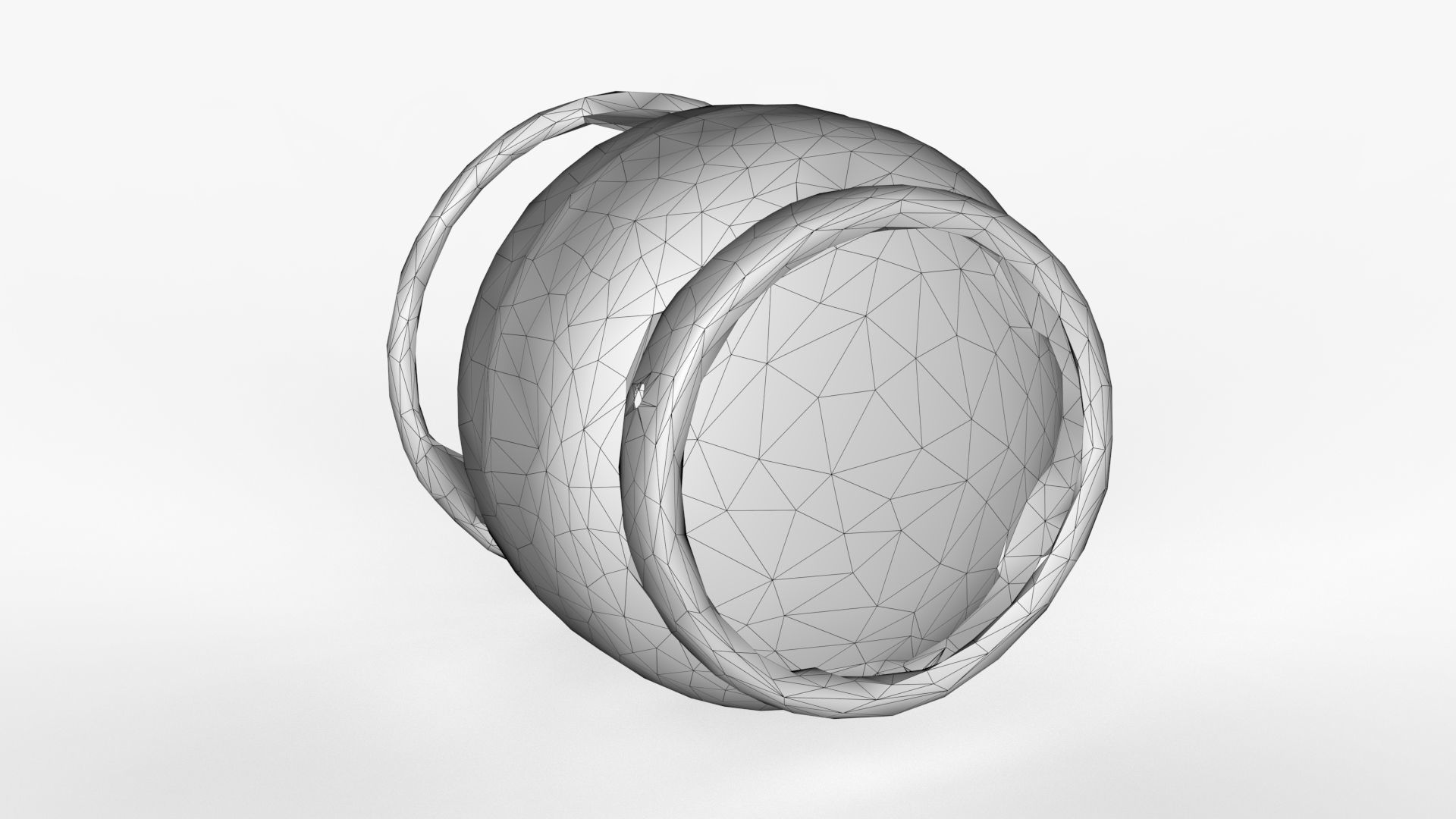 Rust Blue Picnic Tube Low-poly 3D model_14