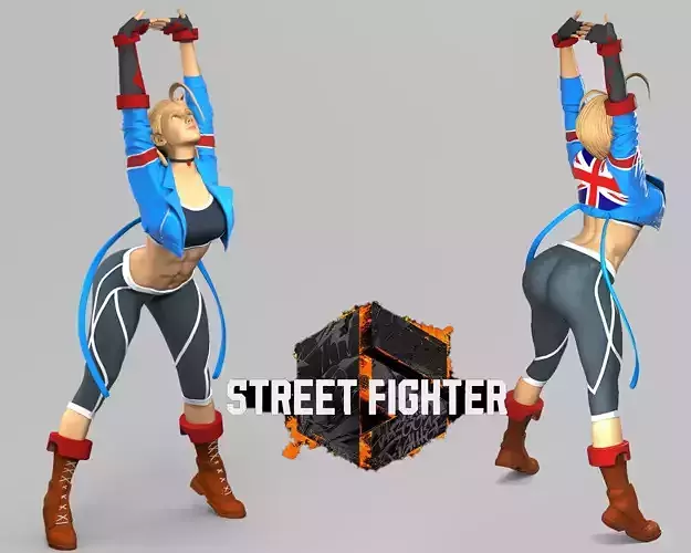 cammy street fighter 6 3D print model
