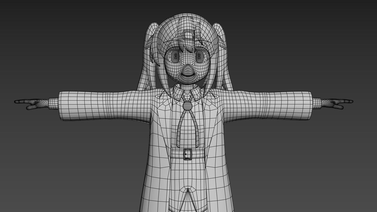 Mihari onimai avatar VRChat 3D model_5