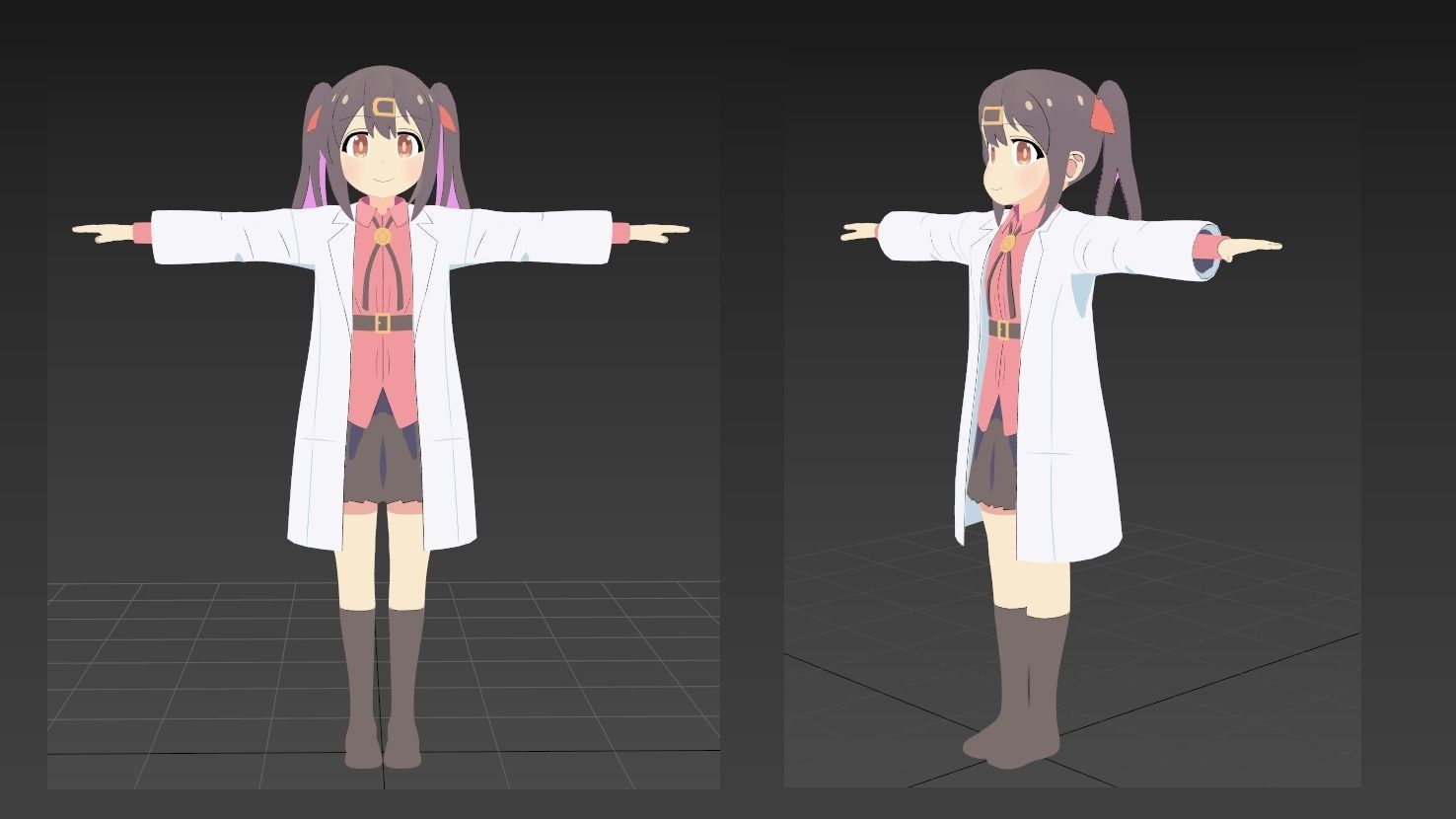 Mihari onimai avatar VRChat 3D model_1