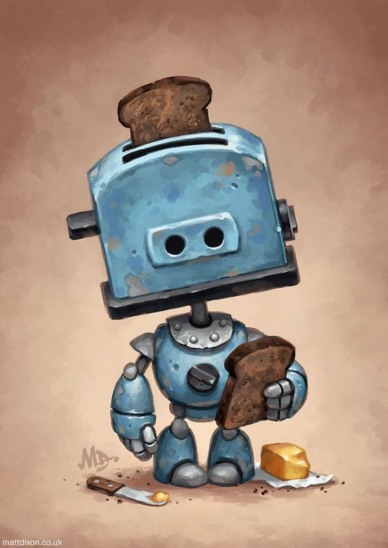 The robot toaster 3D model_5