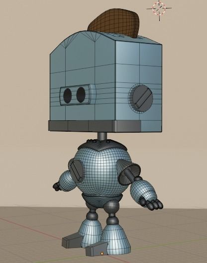 The robot toaster 3D model_4