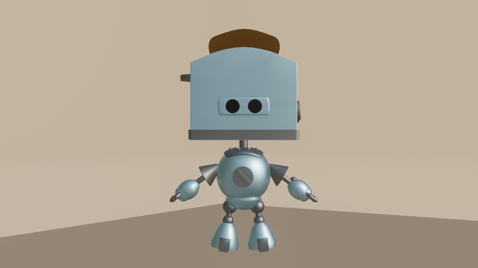 The robot toaster 3D model_2
