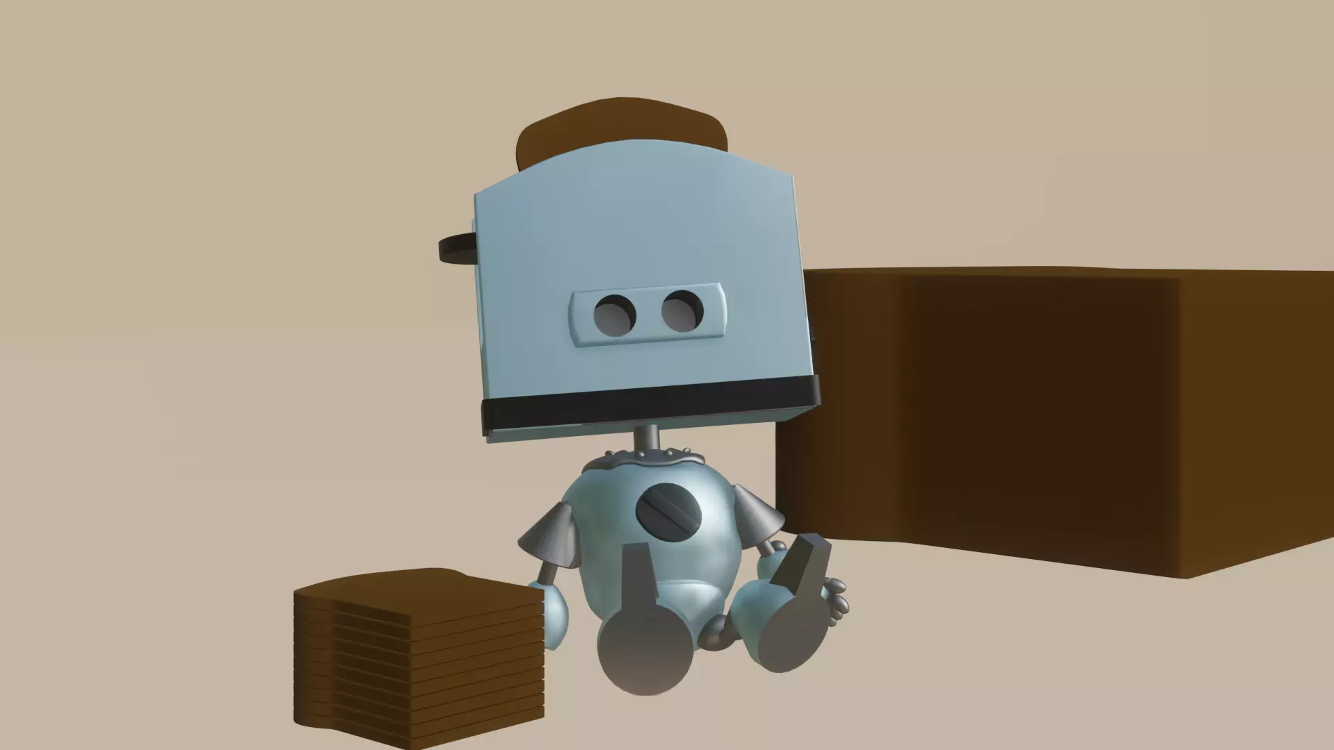 The robot toaster 3D model_0