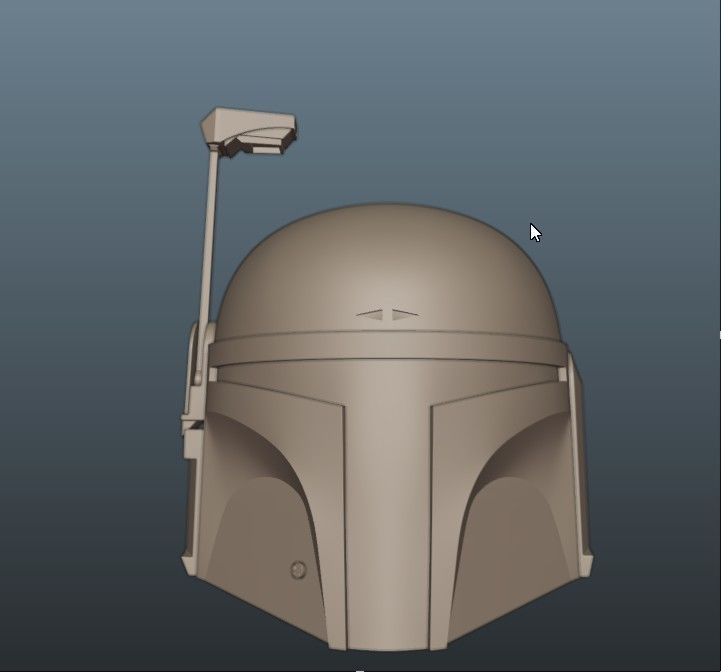 Deathwatch Mandalorian Axe Woves Nite Owl helmet 3D print model_6