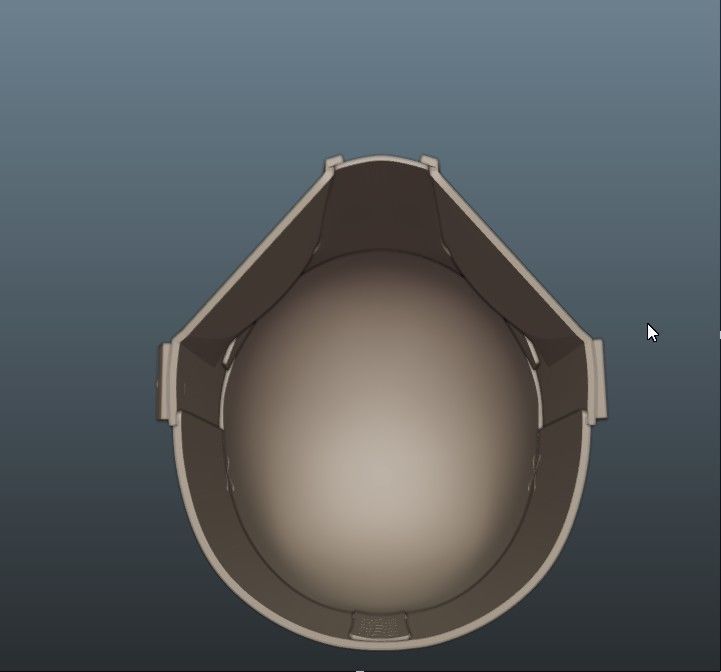 Deathwatch Mandalorian Axe Woves Nite Owl helmet 3D print model_5