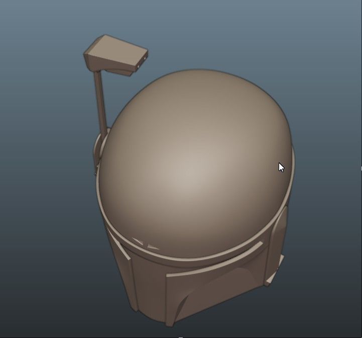 Deathwatch Mandalorian Axe Woves Nite Owl helmet 3D print model_12