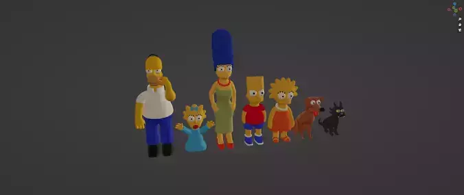 The Simpsons Pack 3D print model