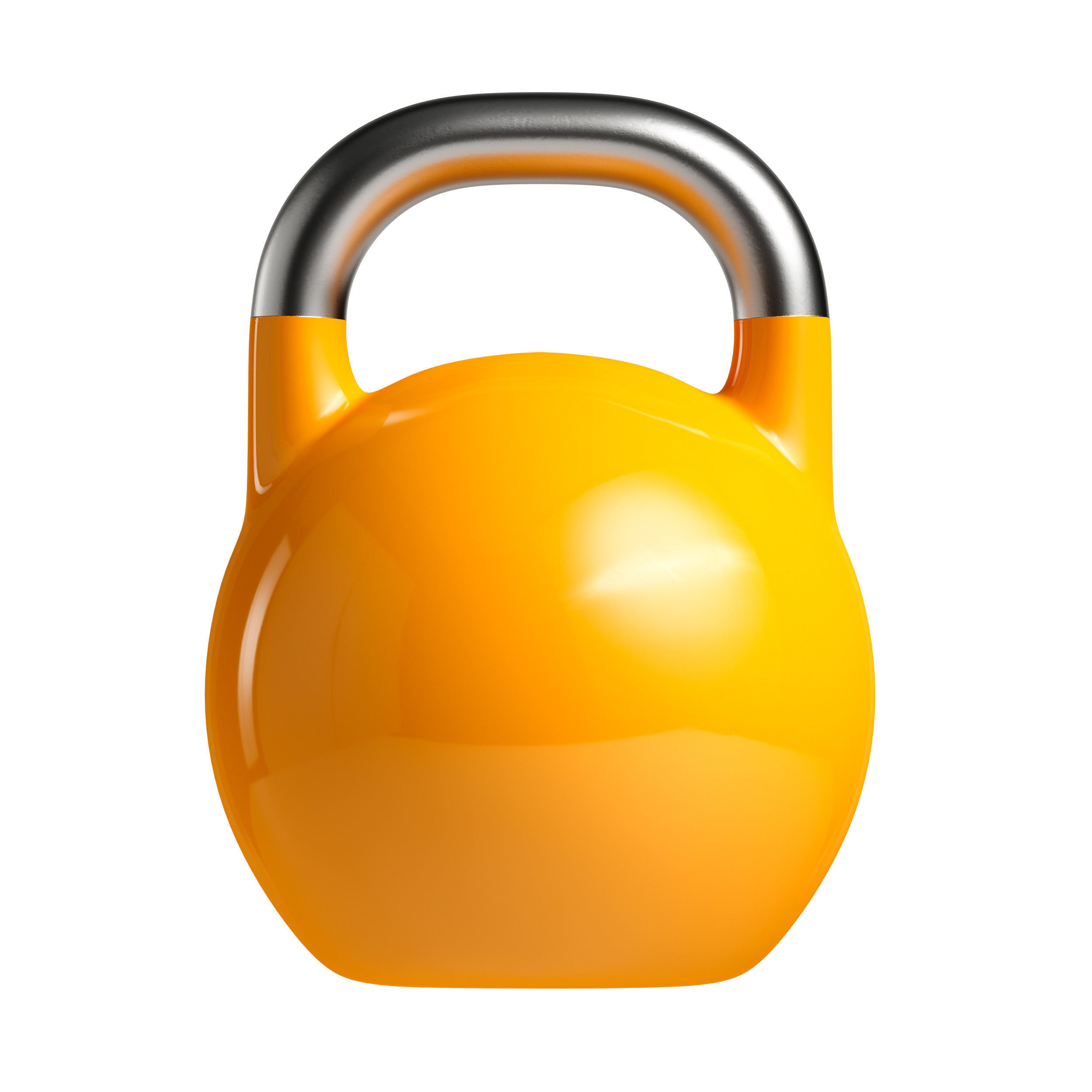 Kettlebell without inscriptions Kettlebells multi-colored 3D model_10