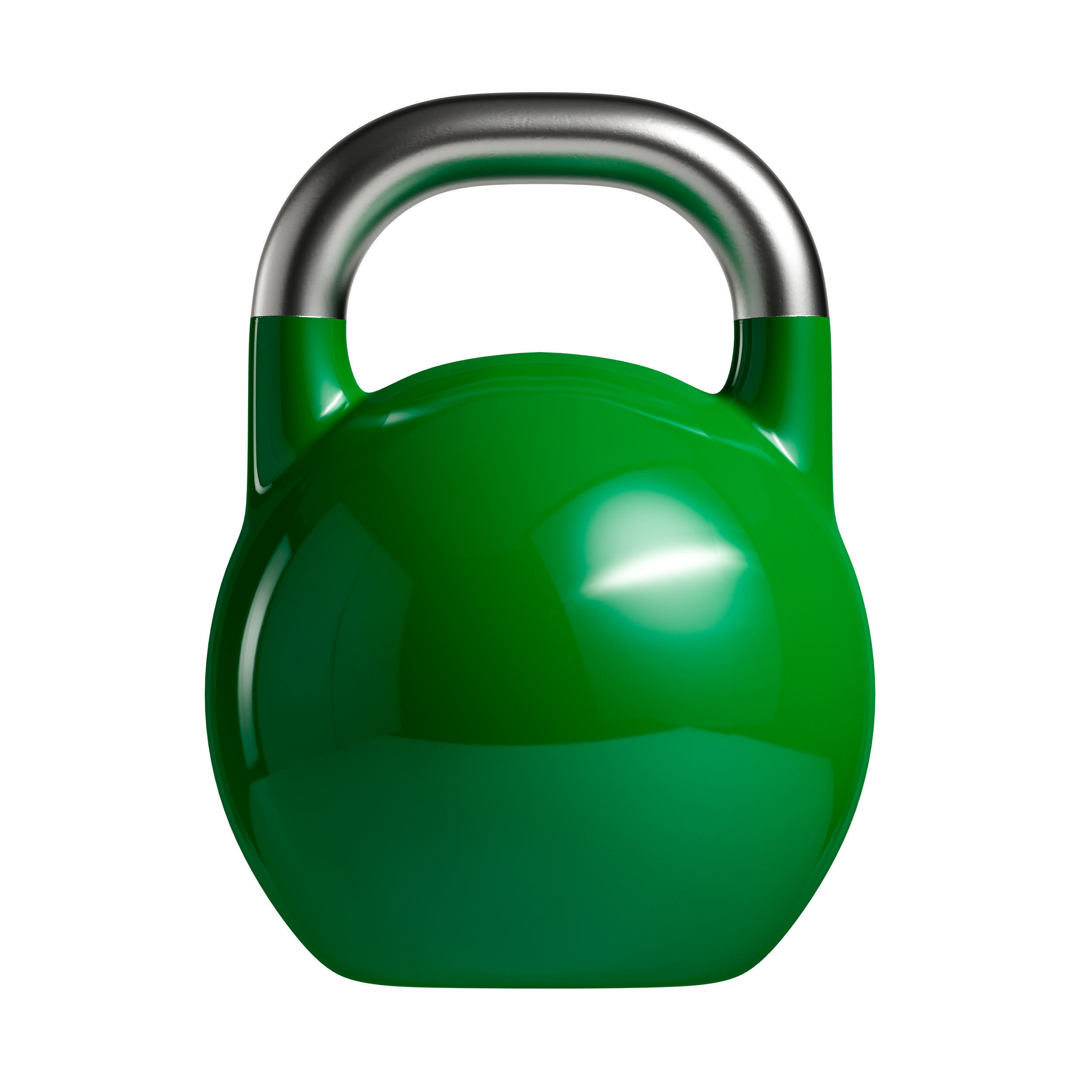 Kettlebell without inscriptions Kettlebells multi-colored 3D model_12