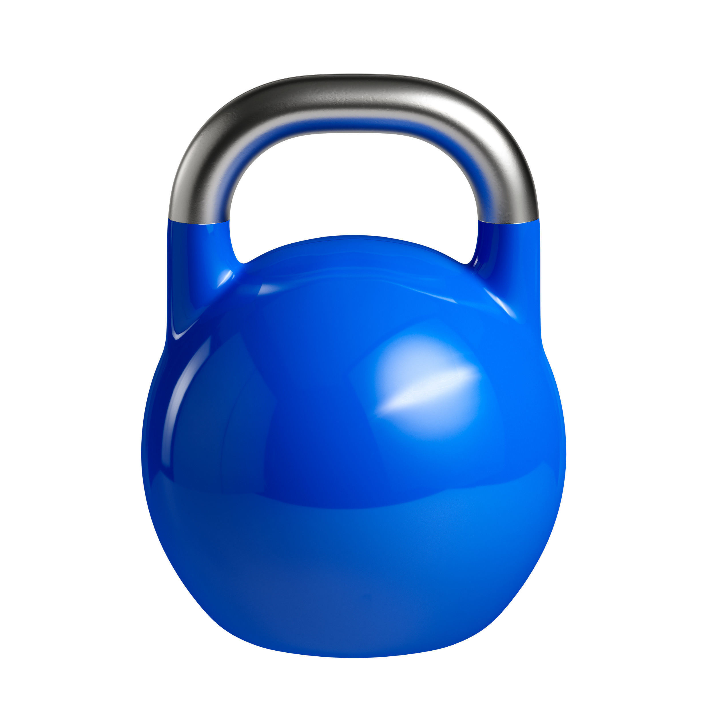 Kettlebell without inscriptions Kettlebells multi-colored 3D model_16