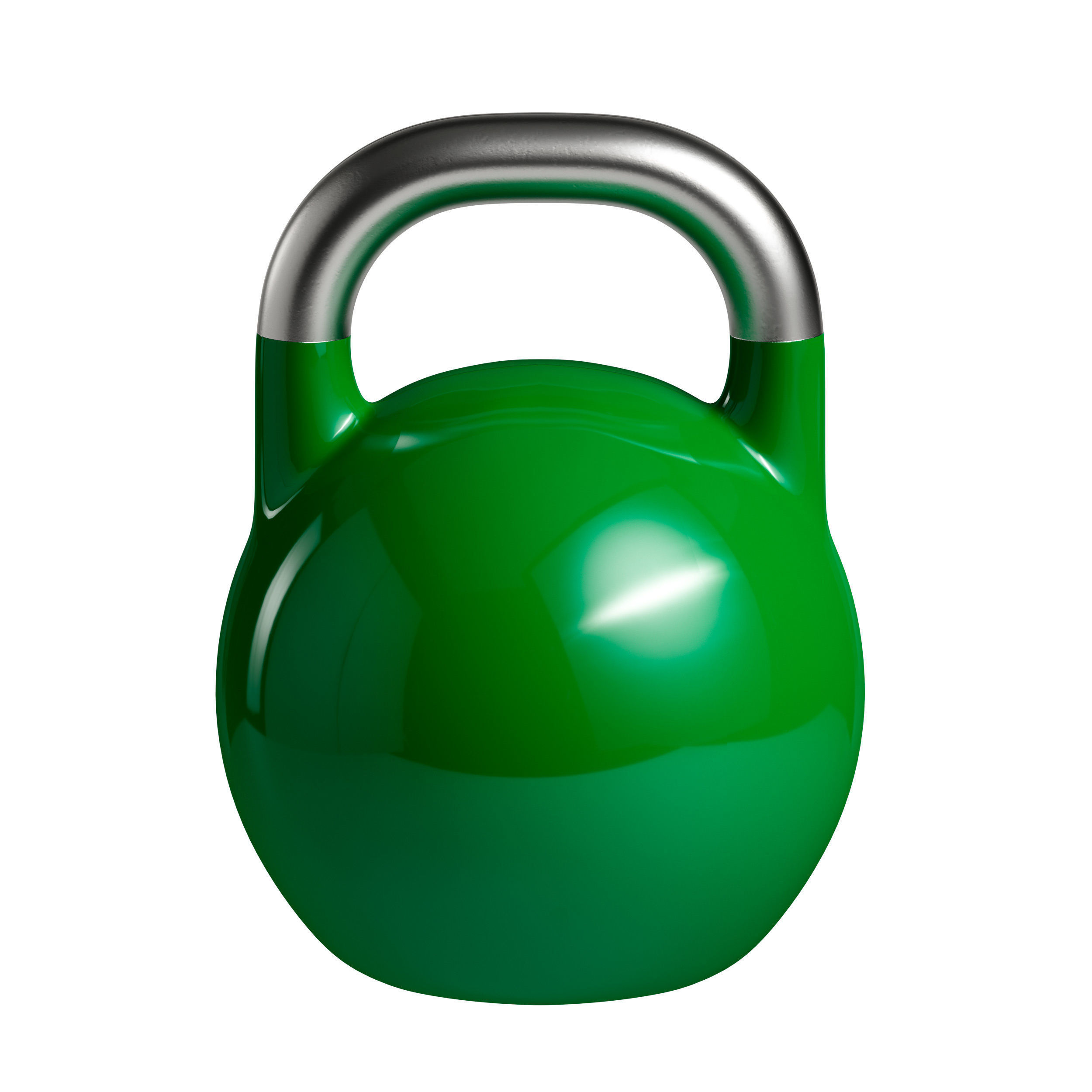 Kettlebell without inscriptions Kettlebells multi-colored 3D model_17