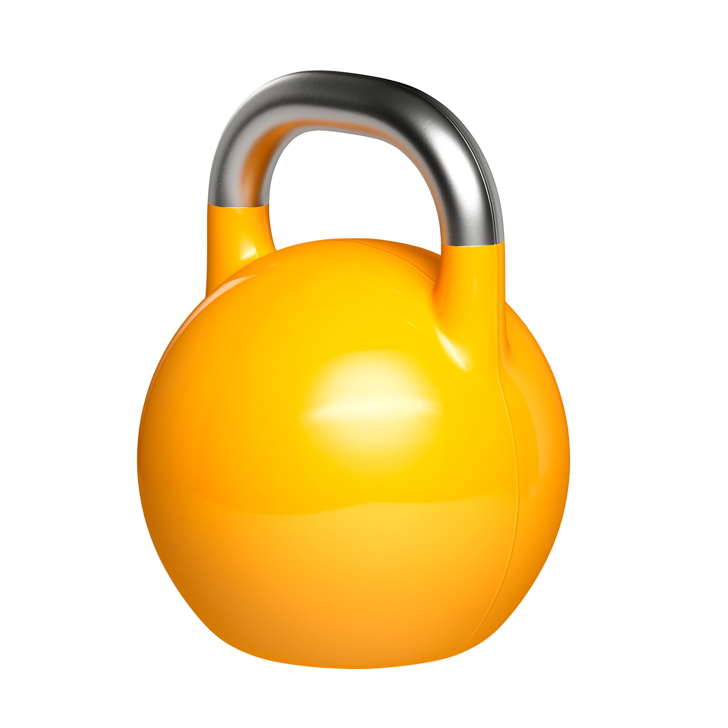 Kettlebell without inscriptions Kettlebells multi-colored 3D model_20