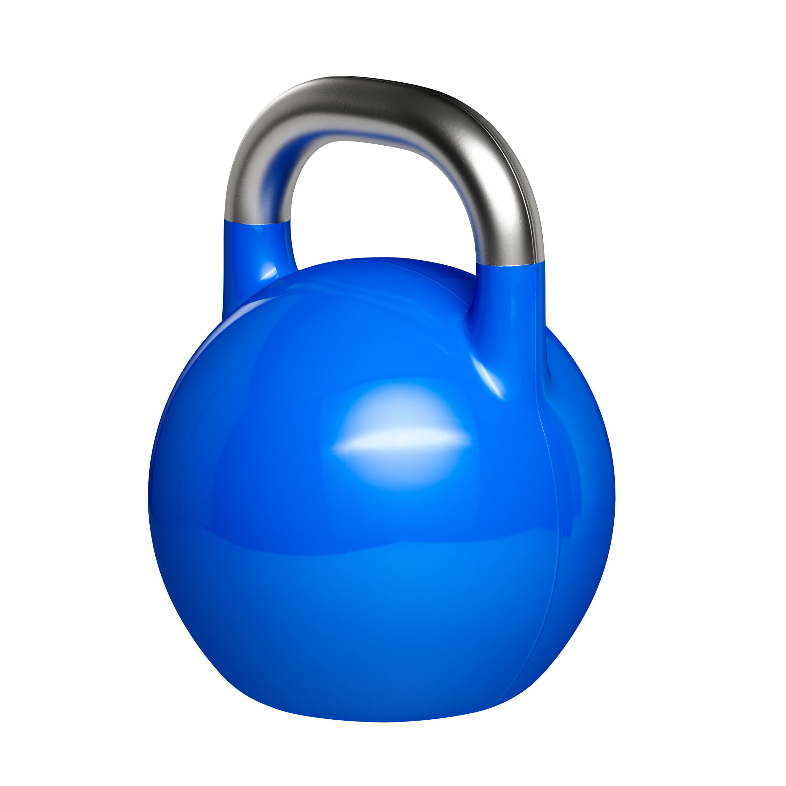 Kettlebell without inscriptions Kettlebells multi-colored 3D model_21