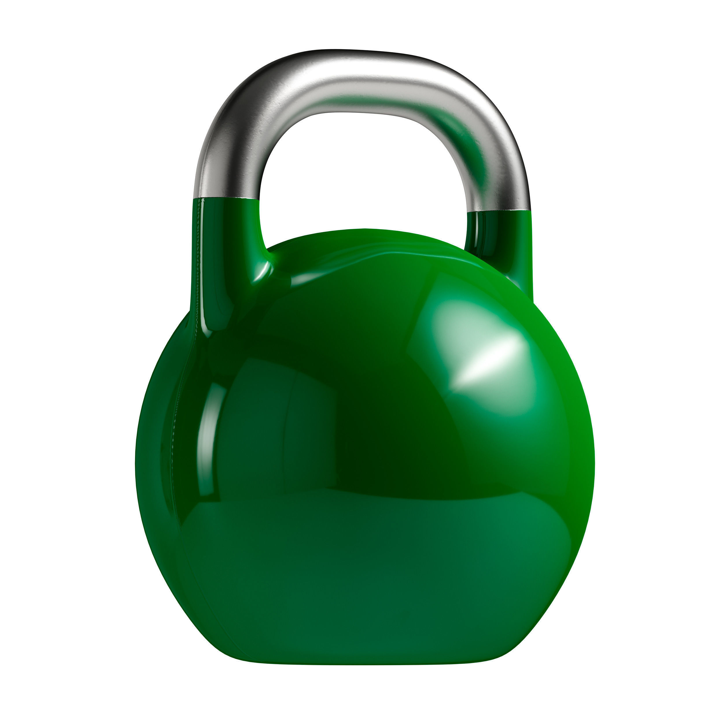 Kettlebell without inscriptions Kettlebells multi-colored 3D model_7