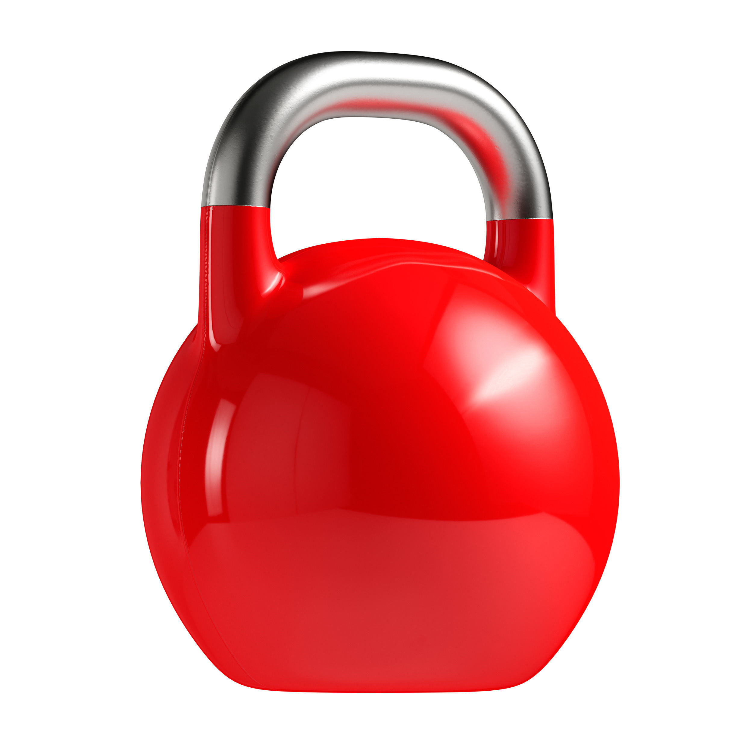 Kettlebell without inscriptions Kettlebells multi-colored 3D model_8