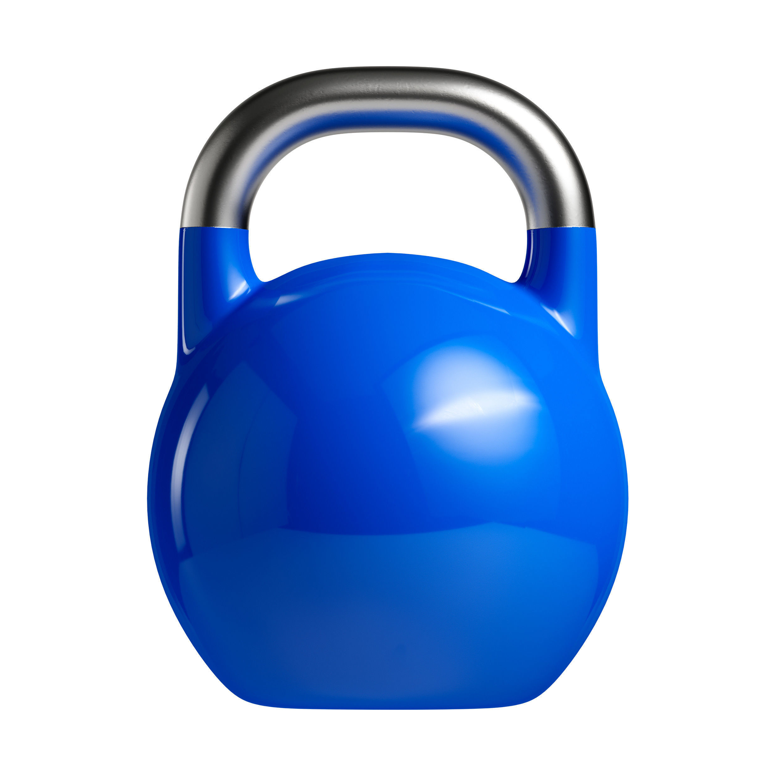 Kettlebell without inscriptions Kettlebells multi-colored 3D model_11