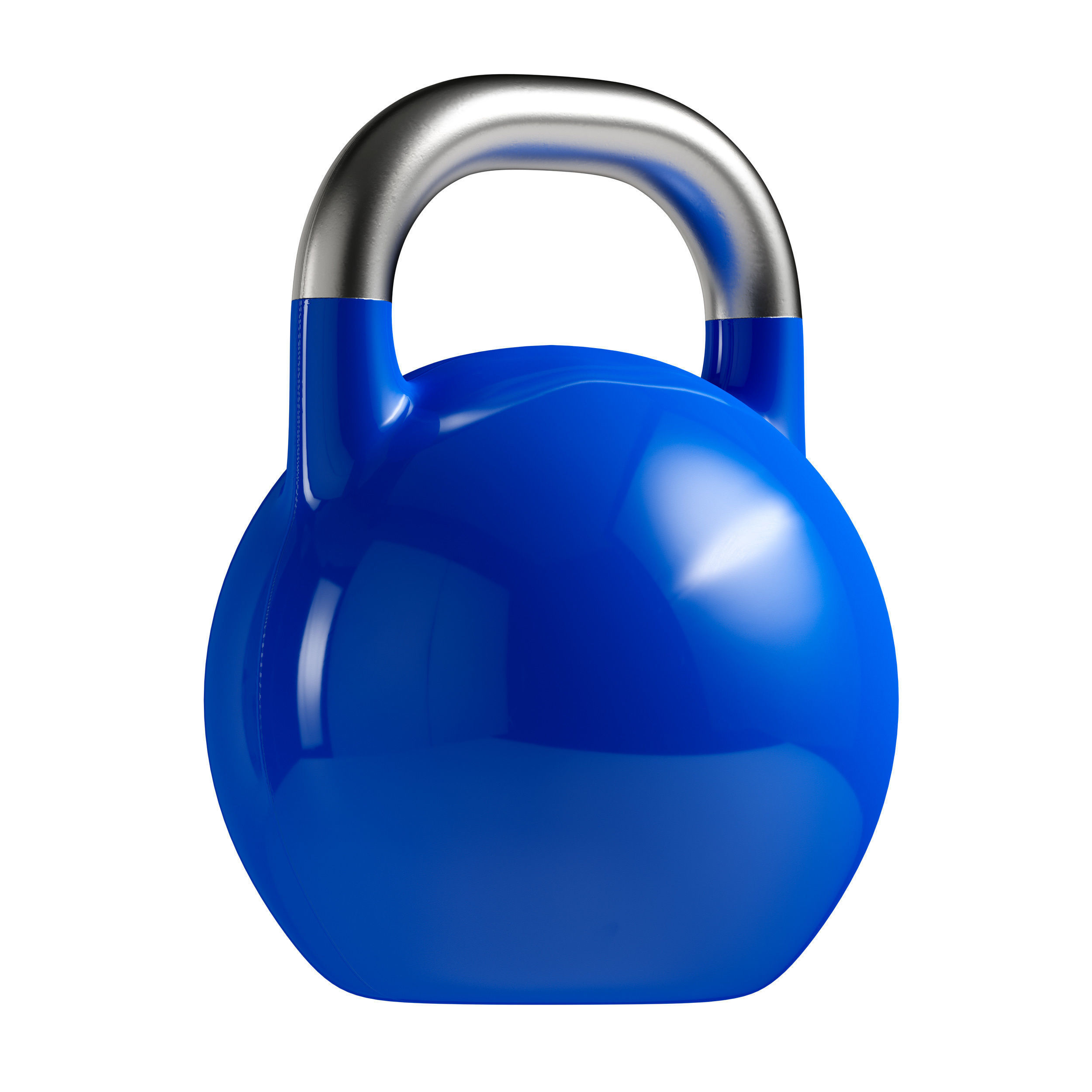 Kettlebell without inscriptions Kettlebells multi-colored 3D model_6