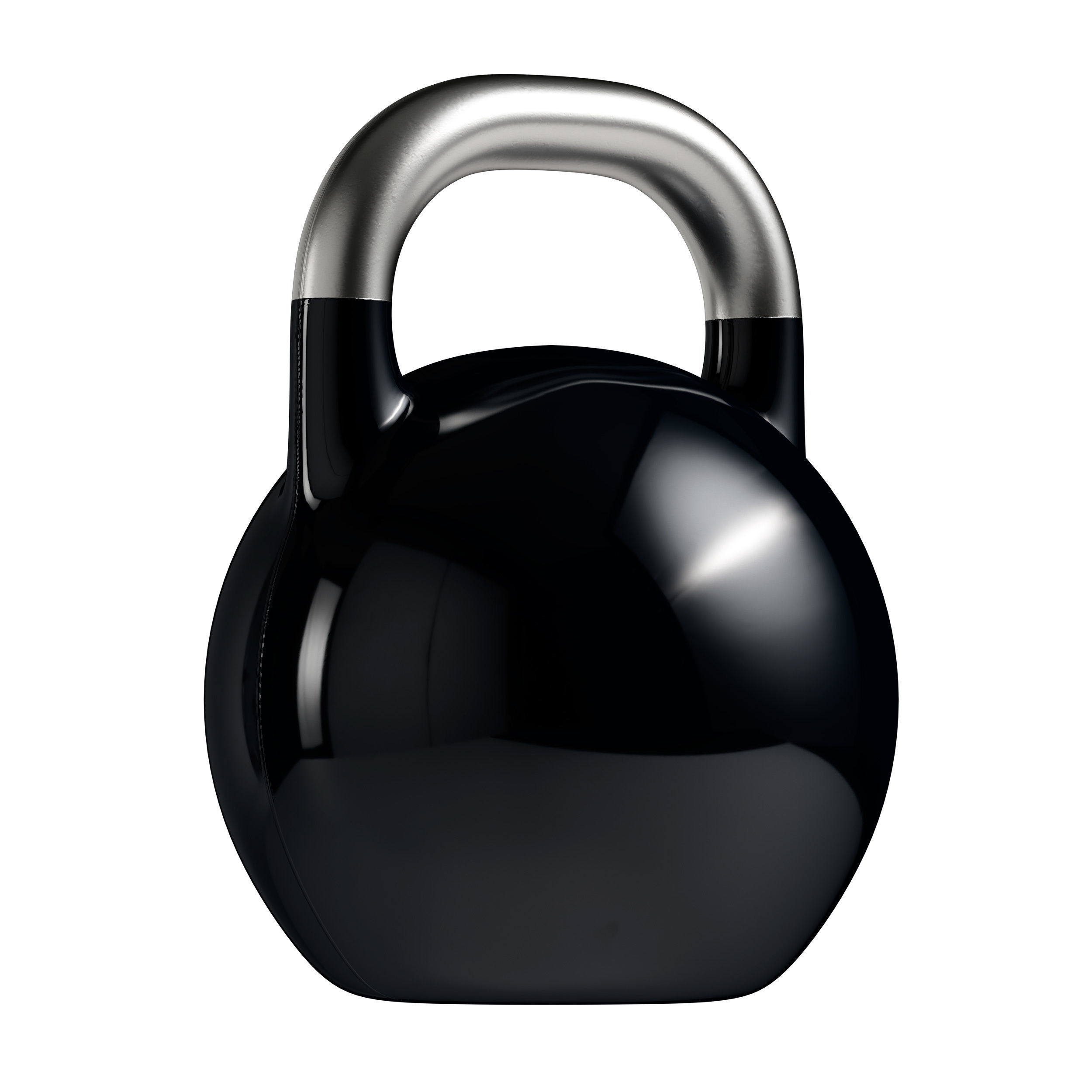 Kettlebell without inscriptions Kettlebells multi-colored 3D model_4