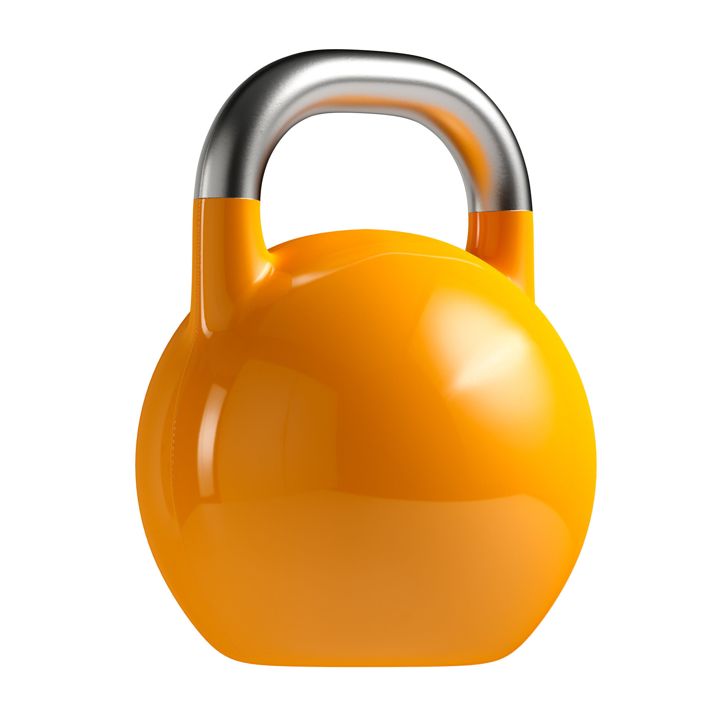 Kettlebell without inscriptions Kettlebells multi-colored 3D model_5