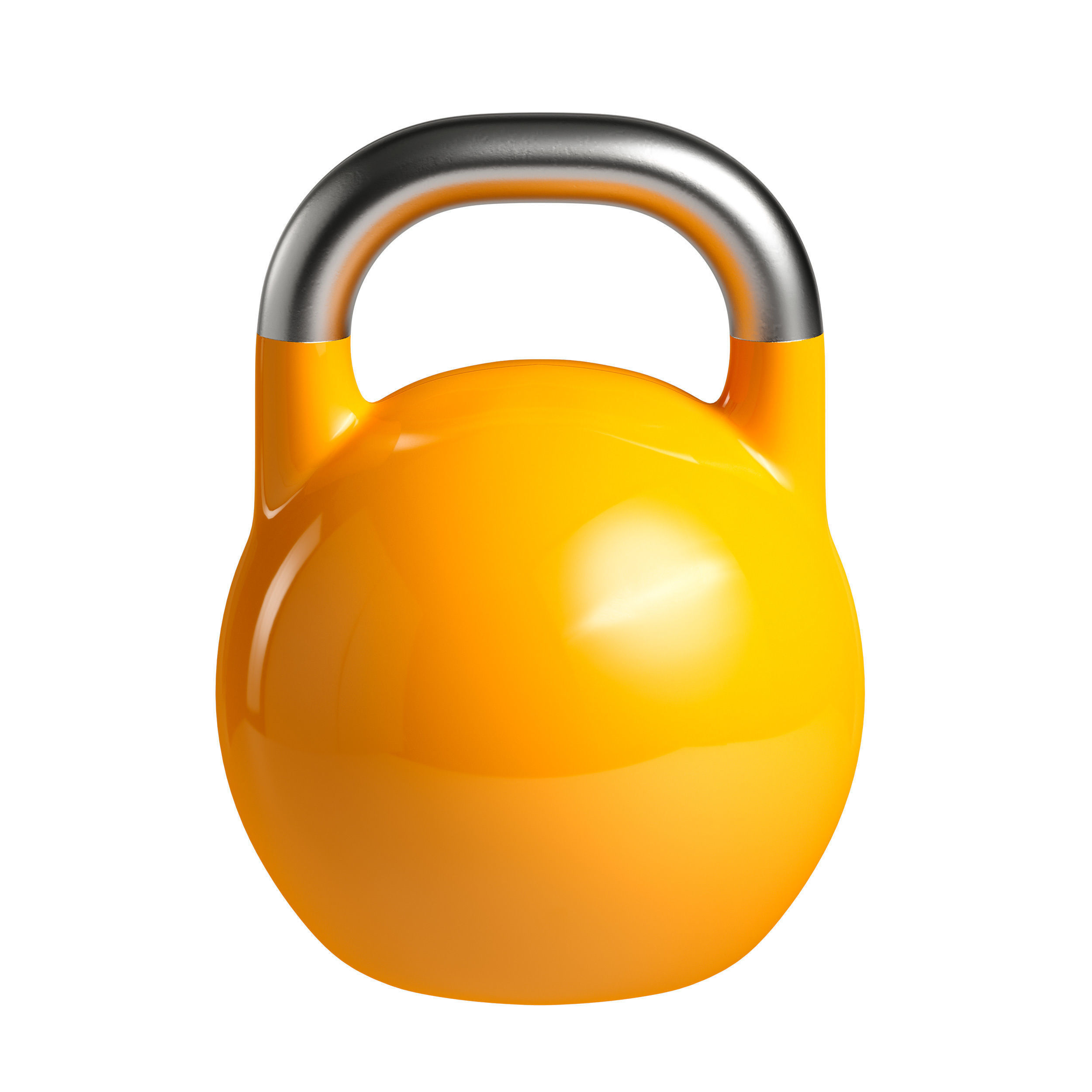 Kettlebell without inscriptions Kettlebells multi-colored 3D model_15