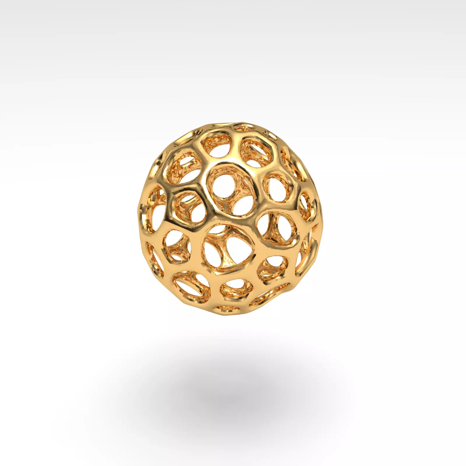 Voronoi Sphere - Printable 3D print model_0