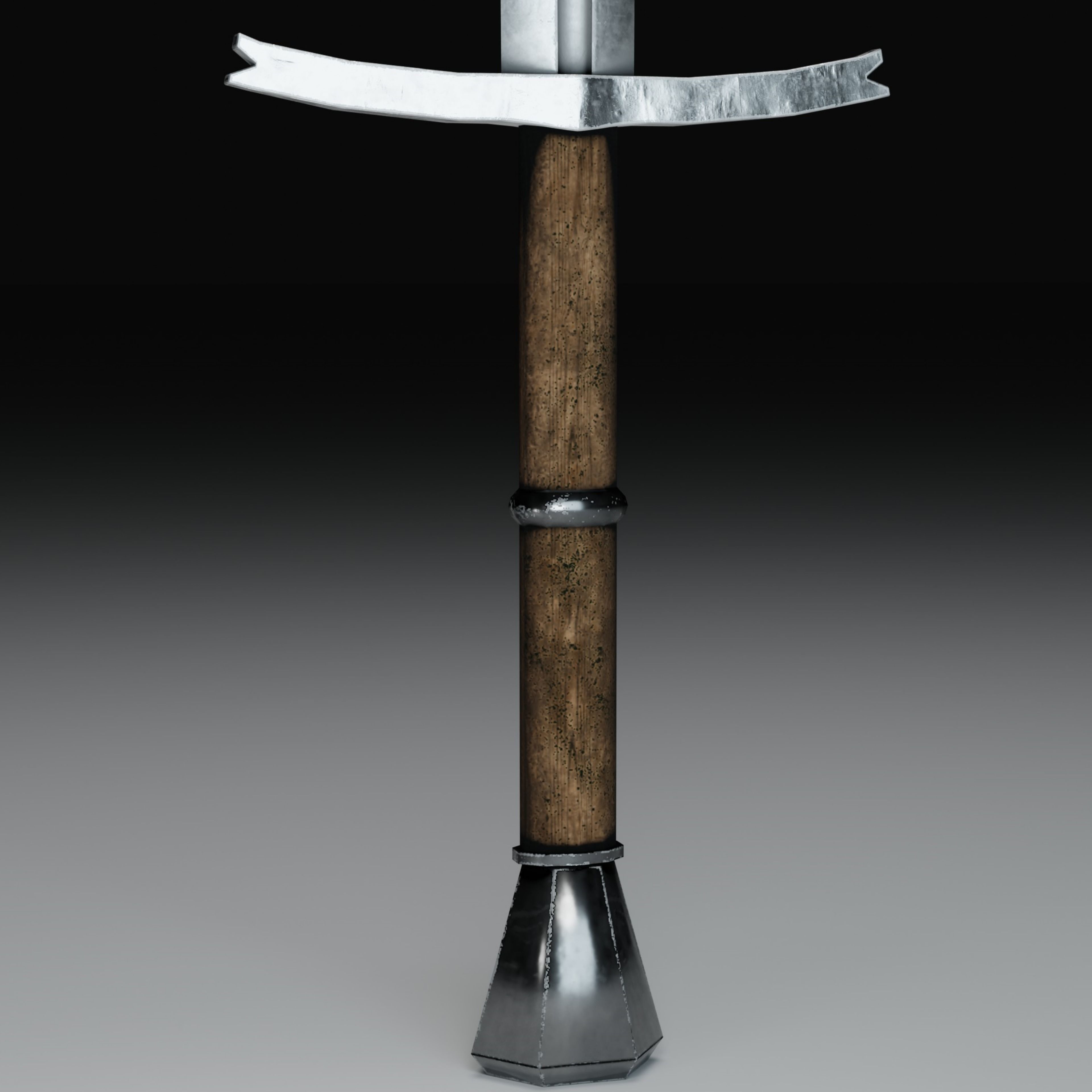 Medieval Sword Pack-GameReady Low-poly 3D model_3