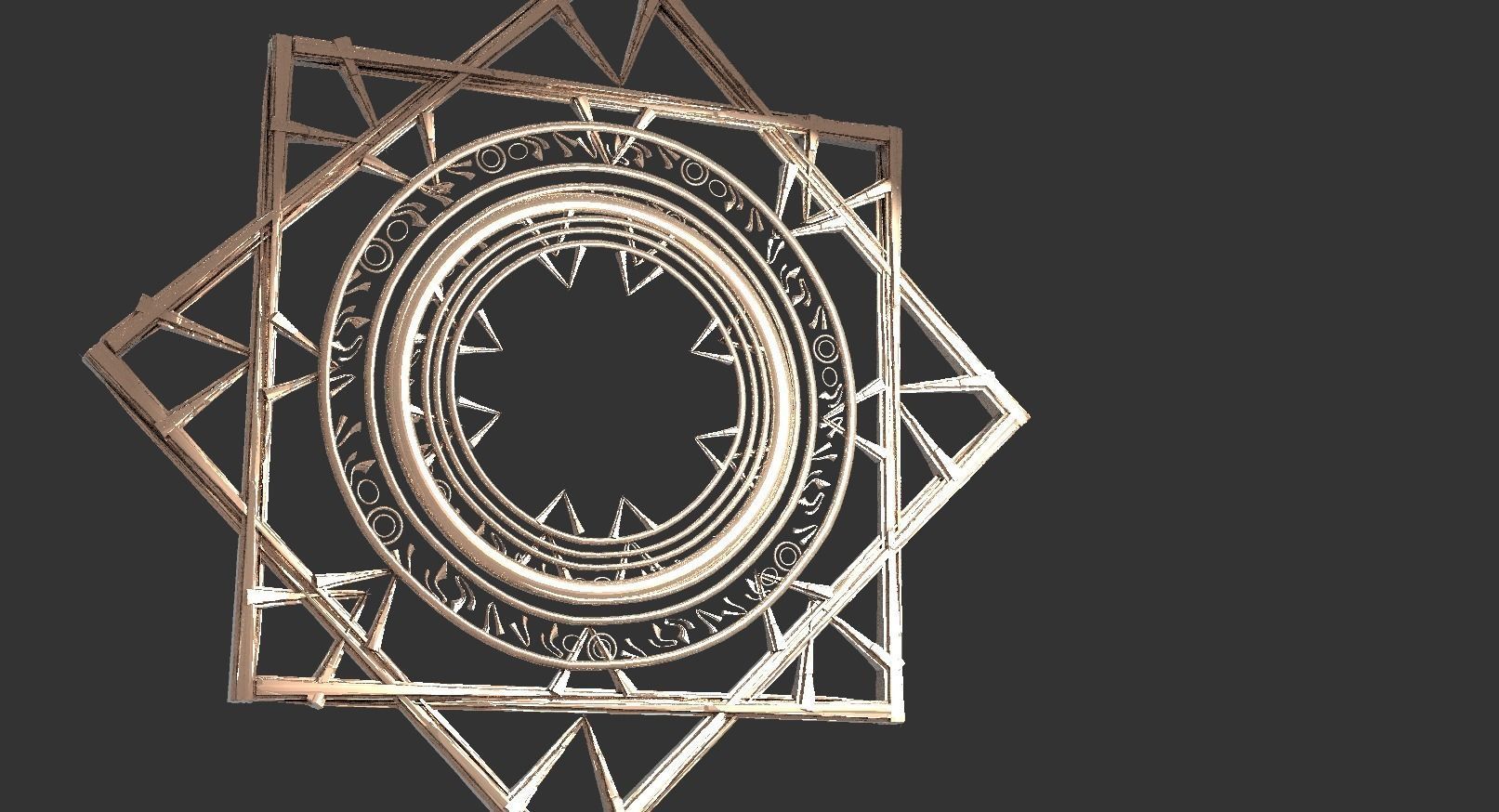 Dr Strange Influenced Magic pattern collection 3D model_12