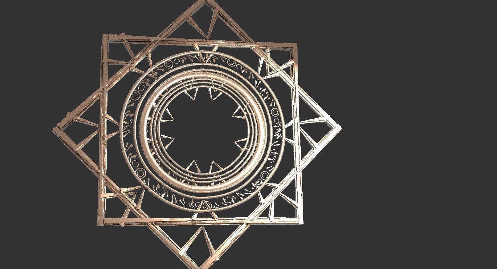 Dr Strange Influenced Magic pattern collection 3D model_13