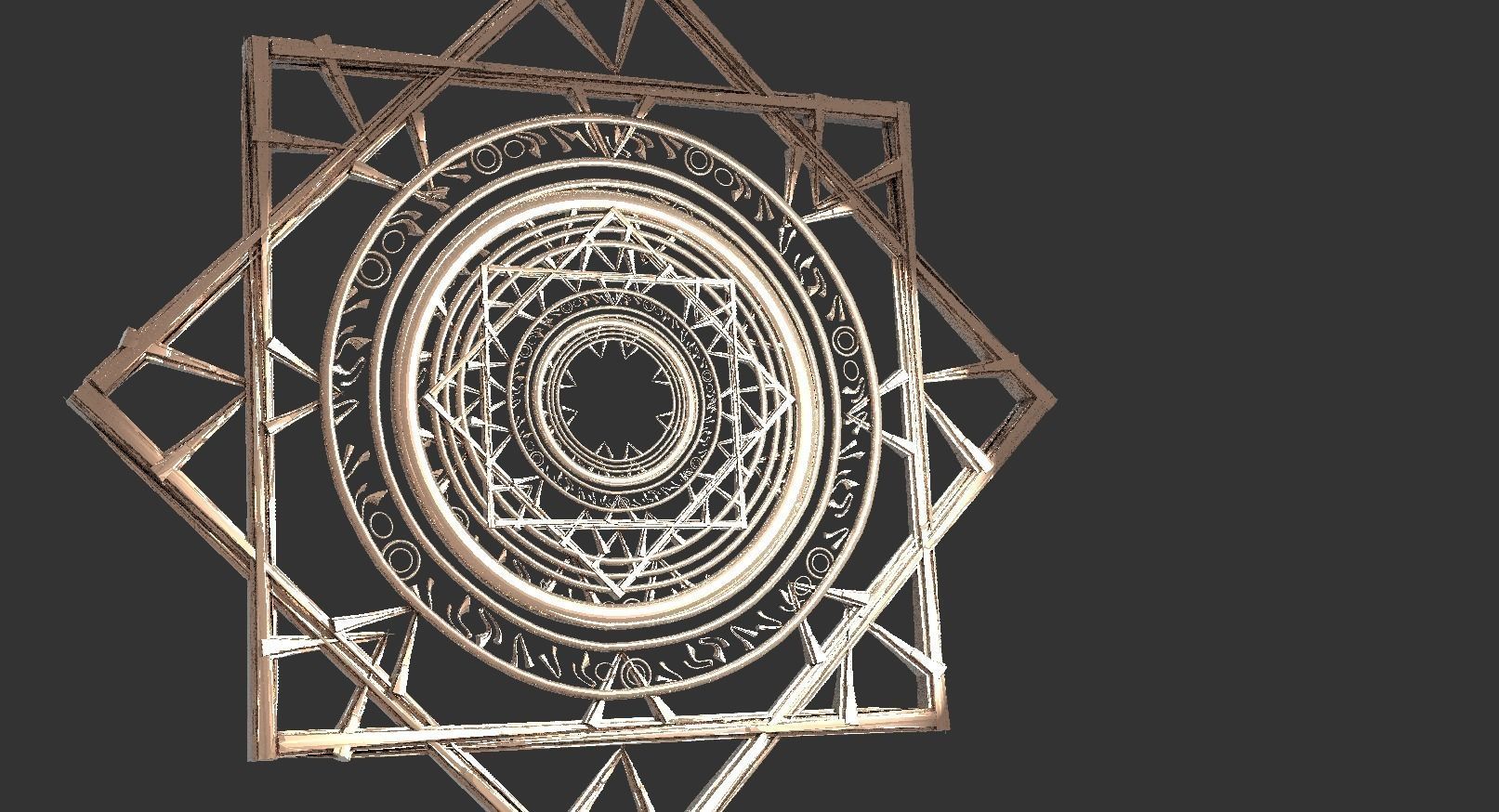 Dr Strange Influenced Magic pattern collection 3D model_3