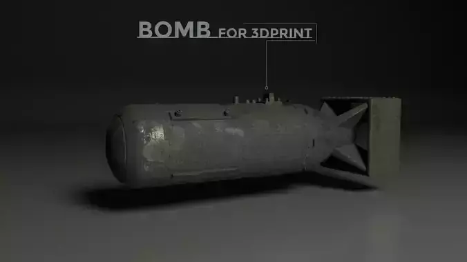 Atomic Bomb for Print 3D print model
