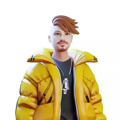 3d avatar for vrchat  animation   game  and streaming ready 