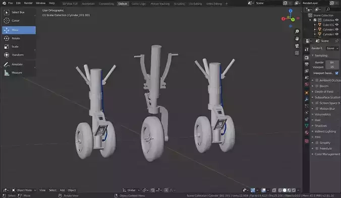 King Air b200 Landing Gear Set