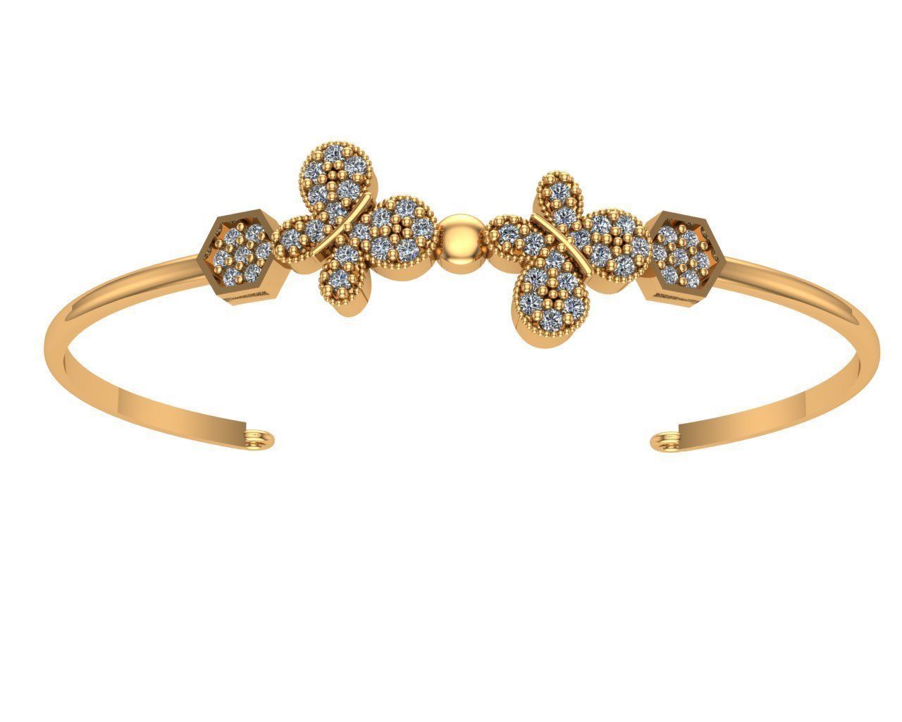 BRACELET B672 3D print model_13