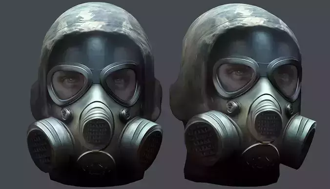 Helmet 3d model military combat Military Low-poly Low-poly 