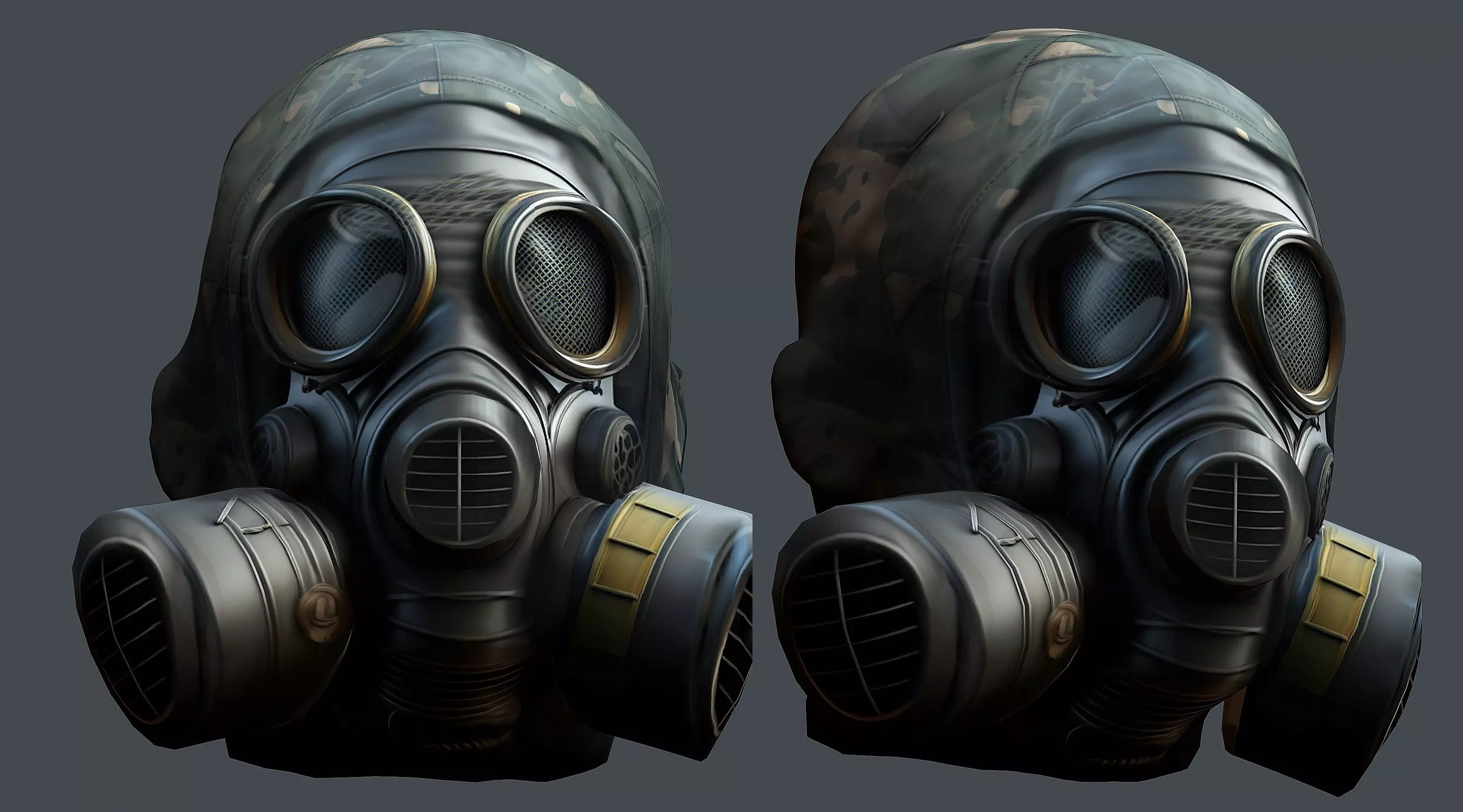 Helmet 3d model military combat Military Low-poly Low-poly  Low-poly 3D model_0