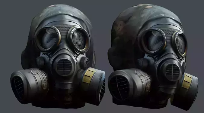 Helmet 3d model military combat Military Low-poly Low-poly 