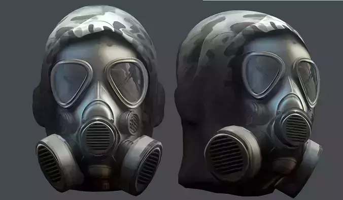 Helmet 3d model military combat Military  Low-poly 3D model