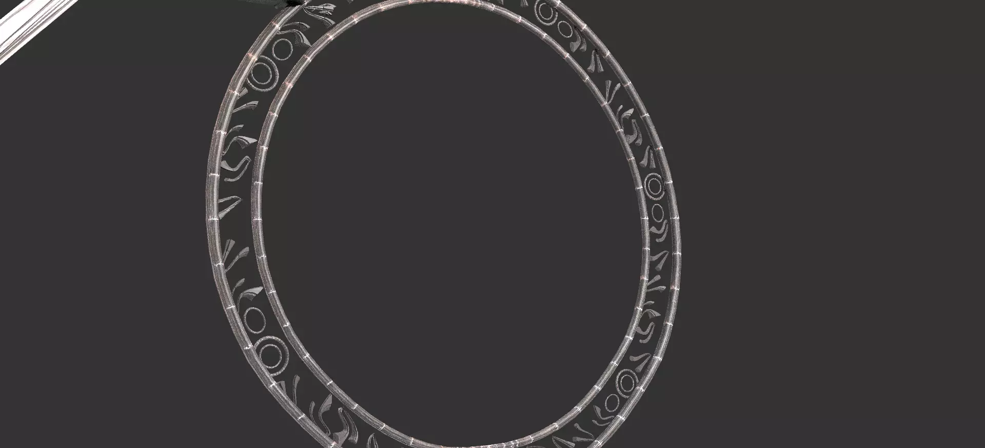 Babylonian Wall design 6  3D model_0