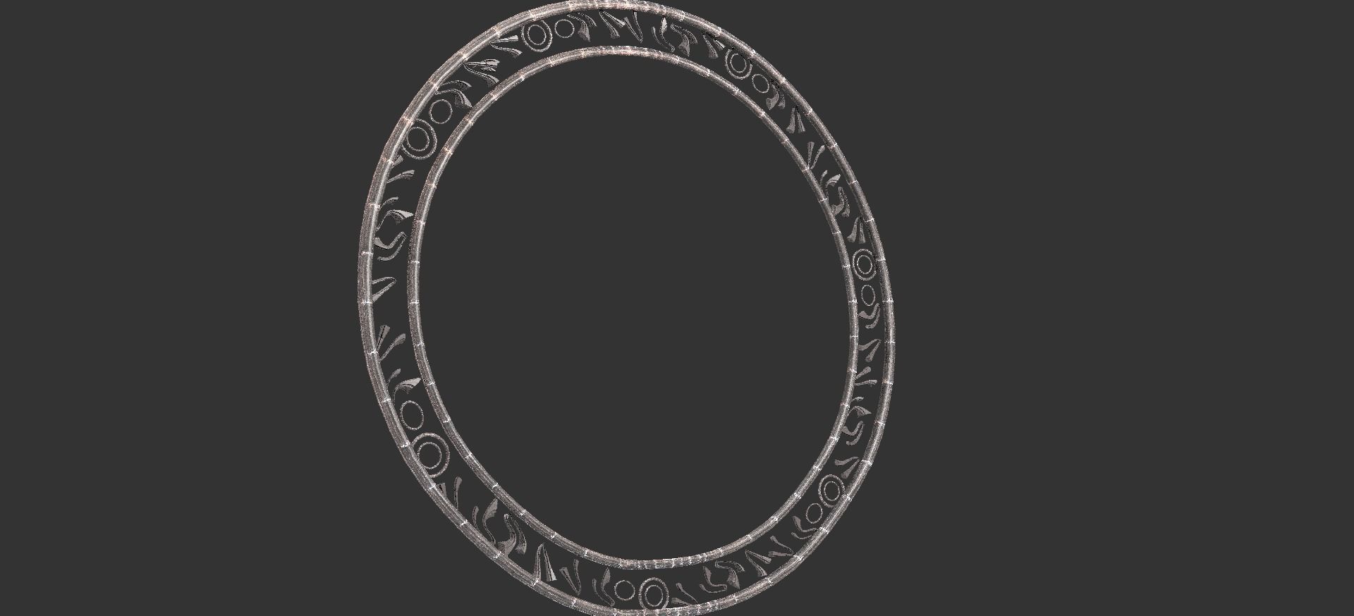 Babylonian Wall design 6  3D model_1