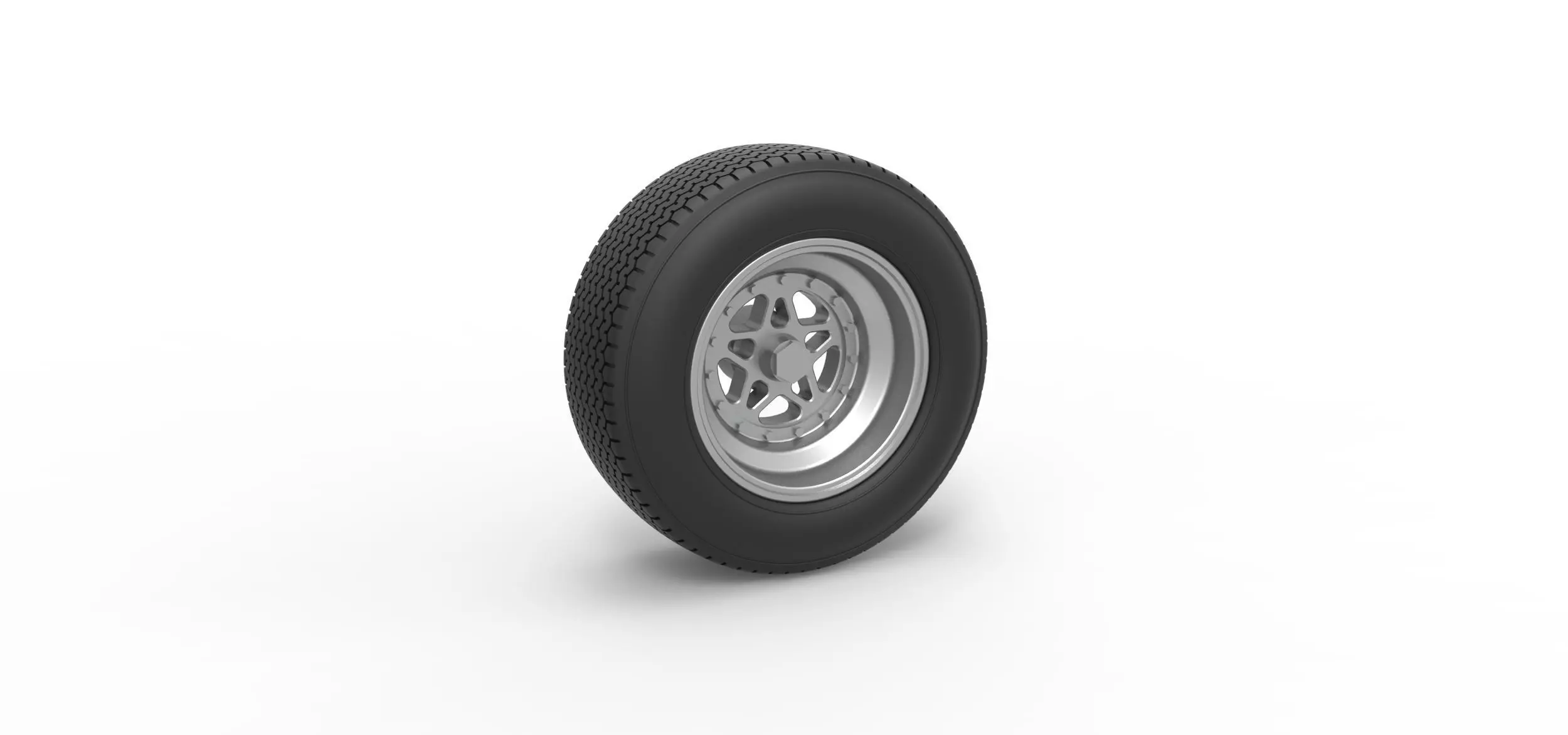 Front wheel from Sprint car Scale 1 to 25 3D print model_0