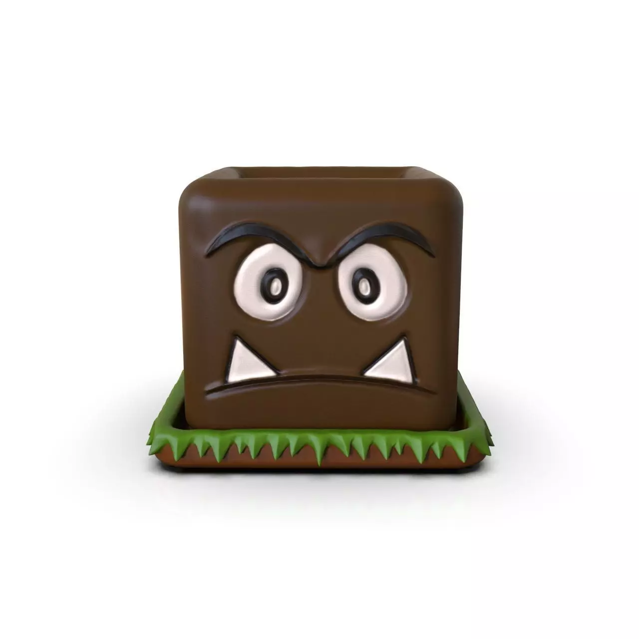 GOOMBAN Pot Maceta Mario Bros  3D print model_0