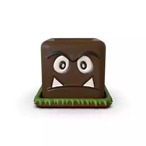 GOOMBAN Pot Maceta Mario Bros  3D print model