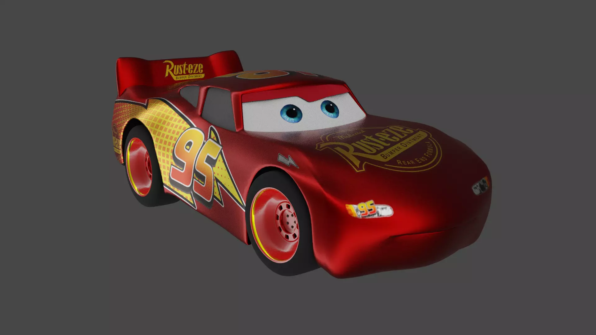Cars - Lightning Mcqueen 3D model_0