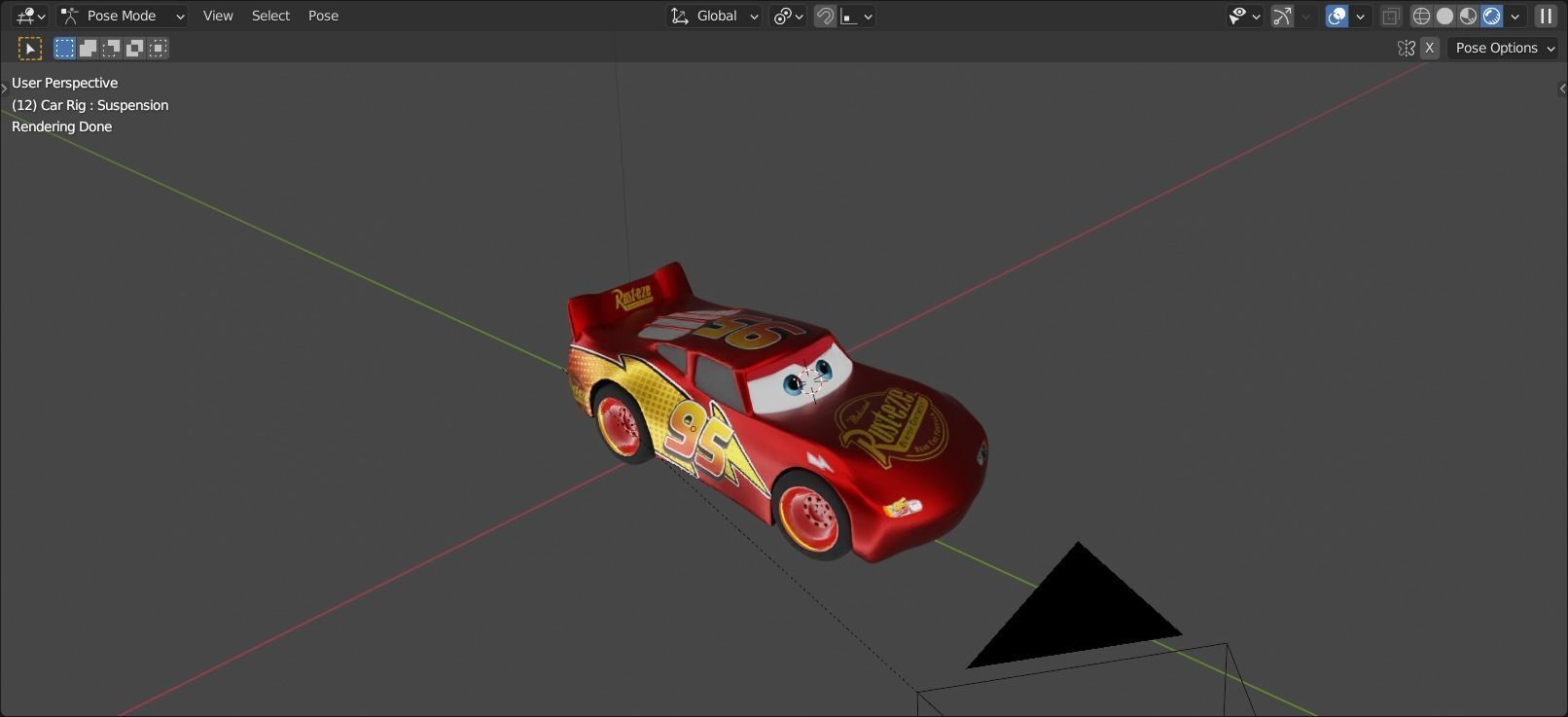 Cars - Lightning Mcqueen 3D model_5