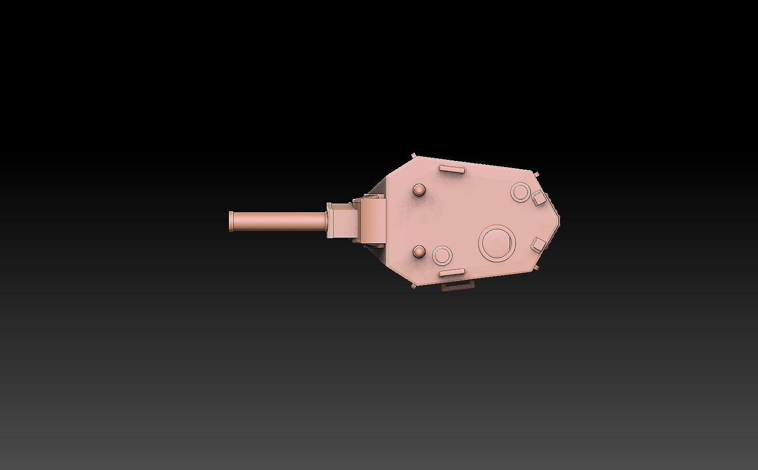 KV-2 Tank Turret 3D print model_4